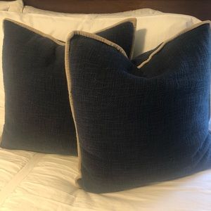 POTTERY BARN accent pillow covers (set of 2)